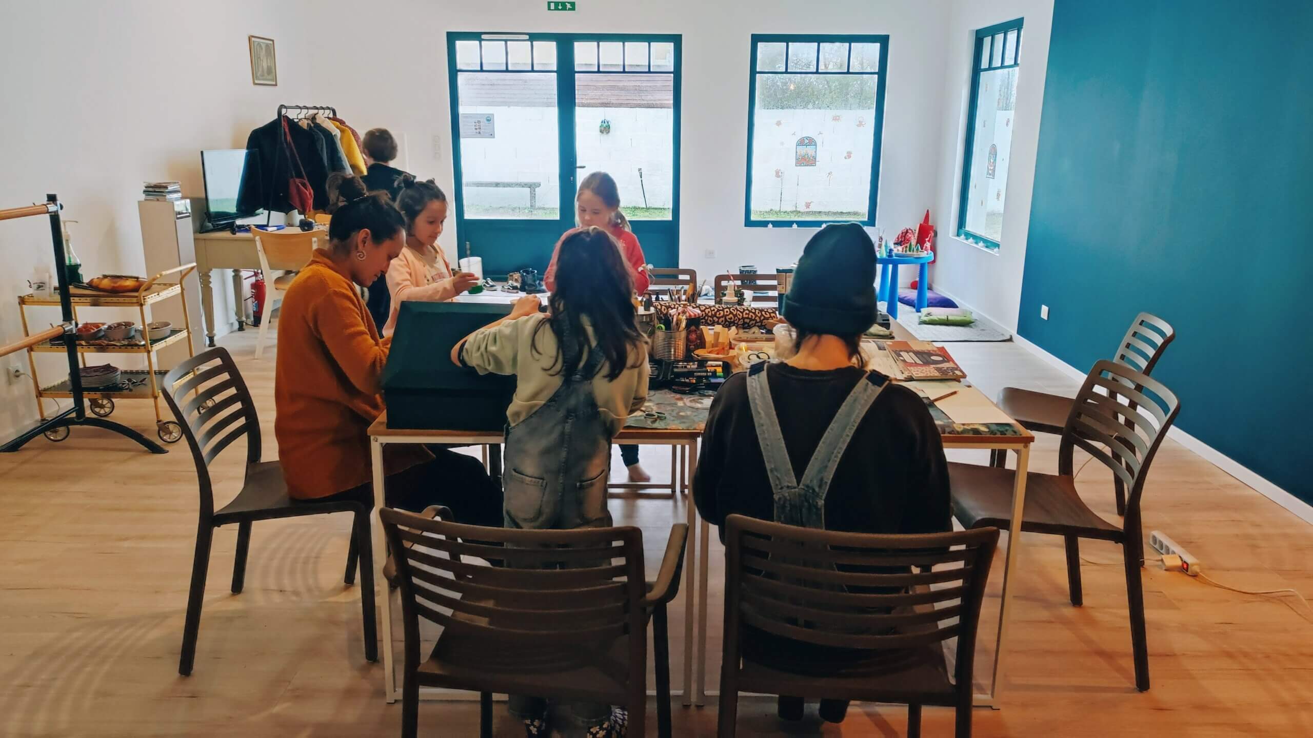 gouter créatif sous le pommier